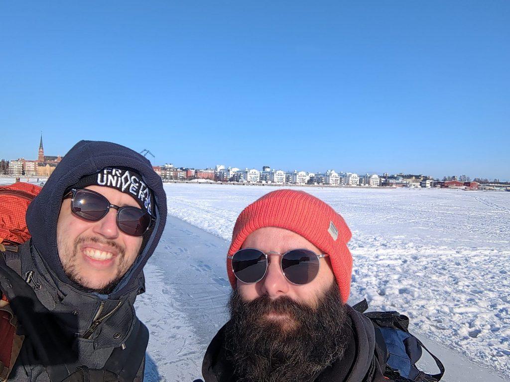 Goodbye to Alexandre in Luleå