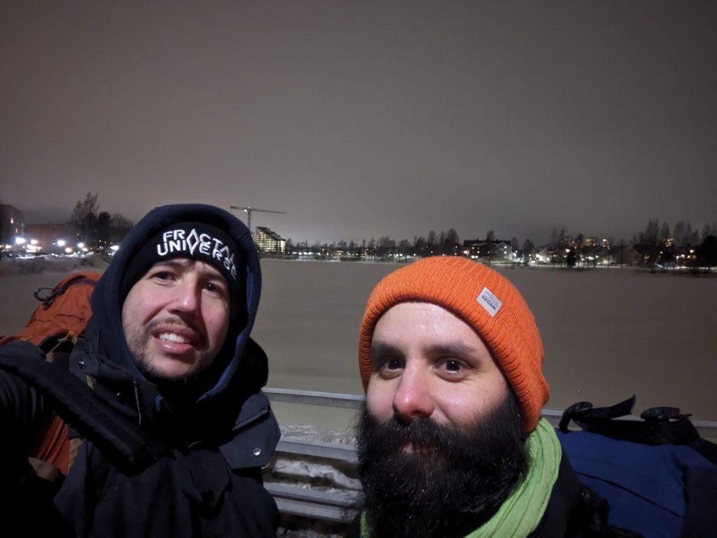 Alex and I in Luleå