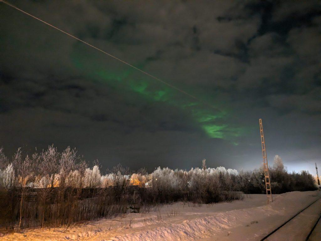 Northern lights in Tornio