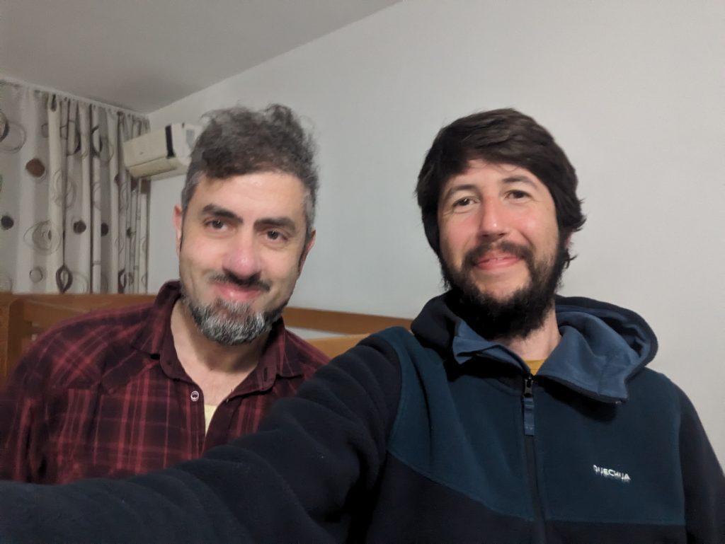 With Kamel in Tirana