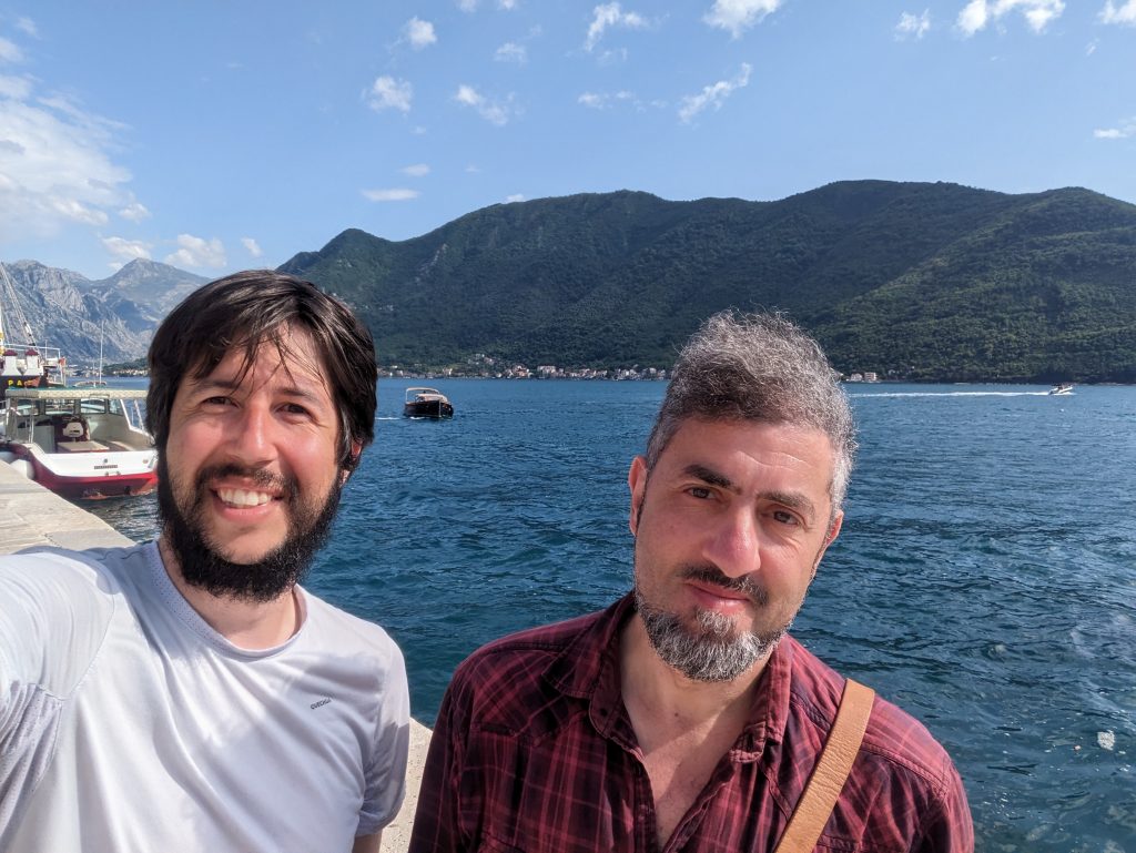 With Kamel in Perast