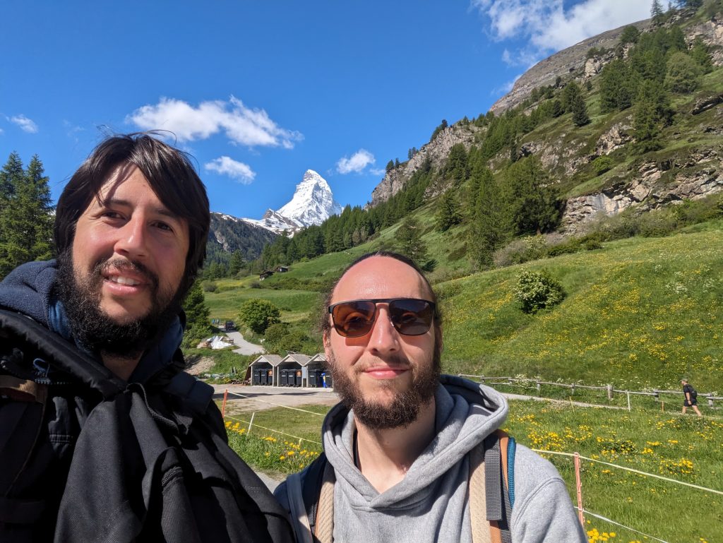 With Nicolas in Zermatt